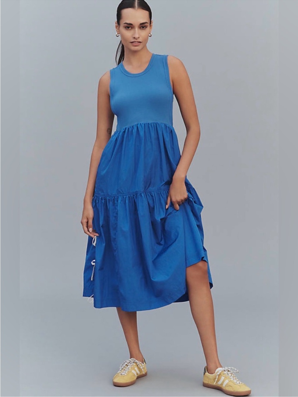 Daily Practice Royal Blue Activewear Midi Dress